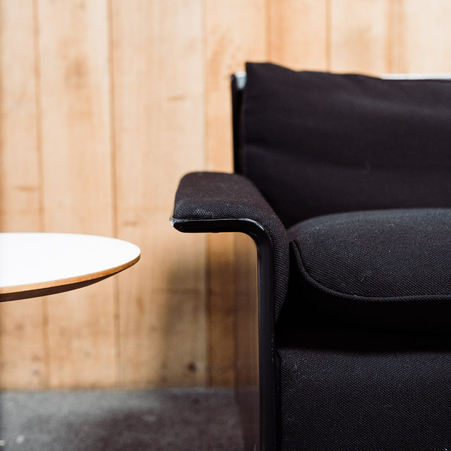 Vitsoe - Sesselprogramm 620 - Couch Zweisitzer - Schwarz - Dieter Rams - sehr guter gebrauchter Zustand