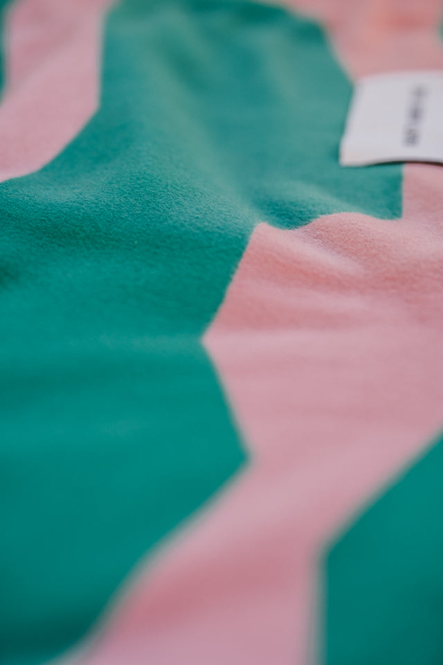 OUT - Seidel - Decke - Grün/Rosa - Neu!!!