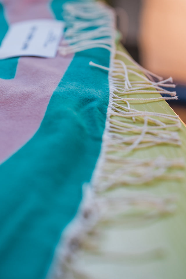 OUT - Seidel - Decke - Grün/Rosa - Neu!!!