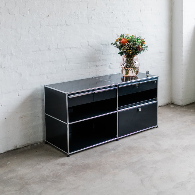 USM Haller - Sideboard - schwarz - gebrauchte TOP Qualität