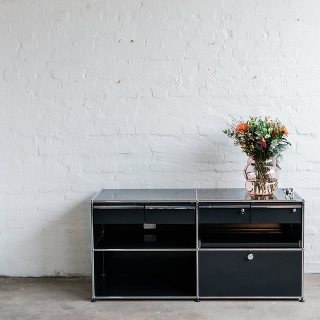 USM Haller - Sideboard - schwarz - gebrauchte TOP Qualität
