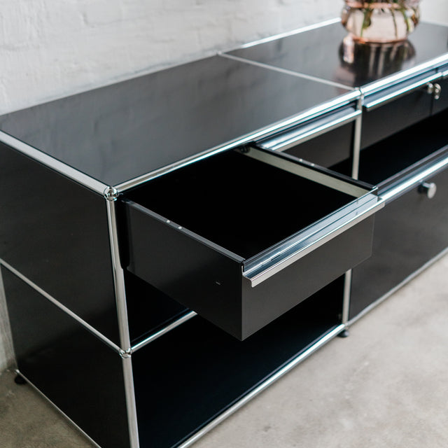 USM Haller - Sideboard - schwarz - gebrauchte TOP Qualität