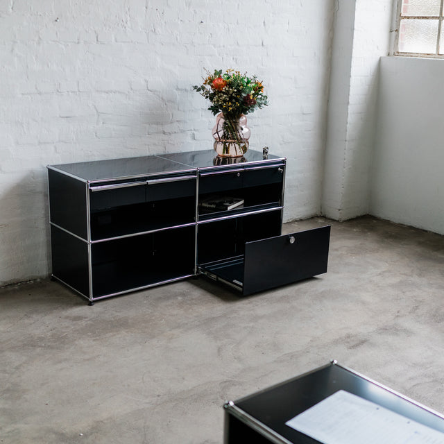 USM Haller - Sideboard - schwarz - gebrauchte TOP Qualität