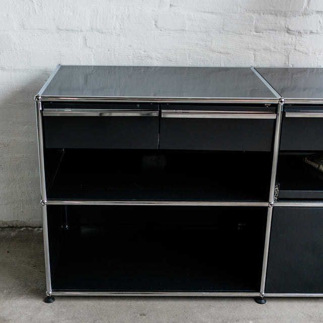 USM Haller - Sideboard - schwarz - gebrauchte TOP Qualität
