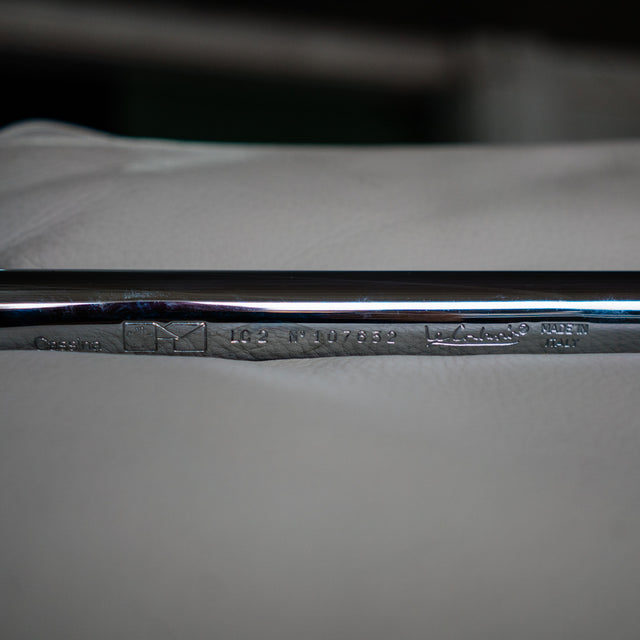 Cassina - LC 2 - 3-Sitzer Sofa - Leder hell - Le Corbusier, Charlotte Perriand & Pierre Jeanneret -  guter gebrauchter Zustand