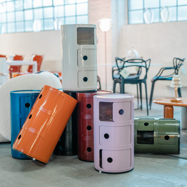 Kartell - Container - Componibili - 3 Fächer - diverse Farben - Anna Castelli Ferrieri - NEU