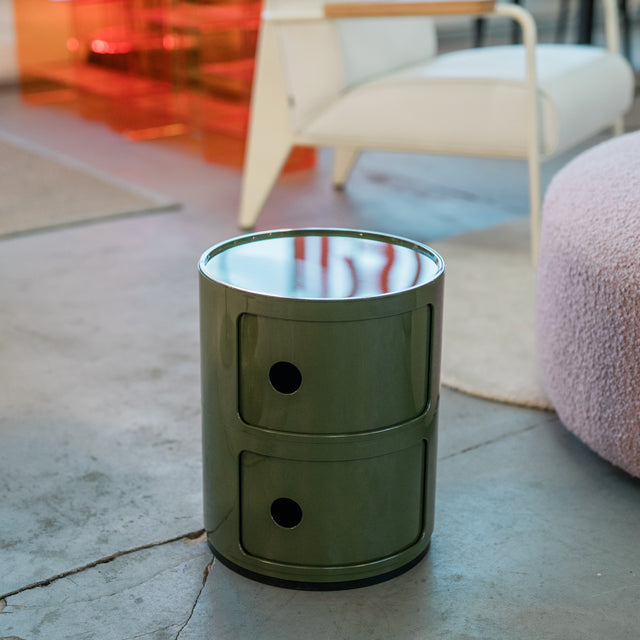 Kartell - Container - Componibili - 2 Fächer - diverse Farben - Anna Castelli Ferrieri - NEU