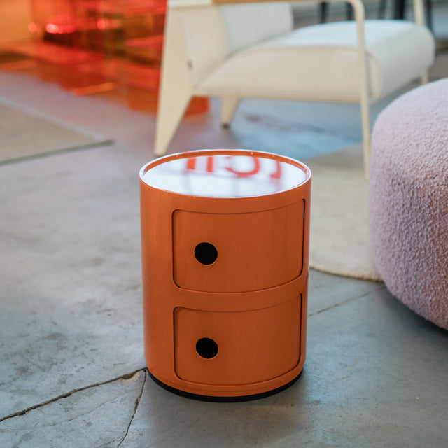 Kartell - Container - Componibili - 2 Fächer - diverse Farben - Anna Castelli Ferrieri - NEU