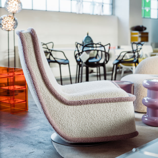 Kartell - Bonheur du Jour Sessel - Pink/White - Philippe Starck - NEU!