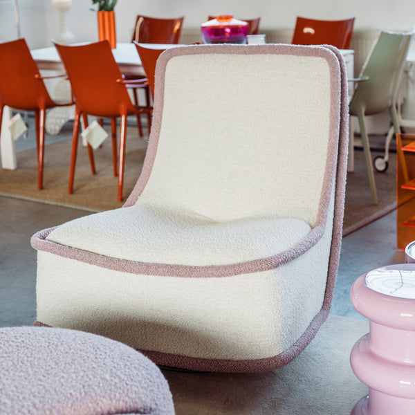 Kartell - Bonheur du Jour Sessel - Pink/White - Philippe Starck - NEU!