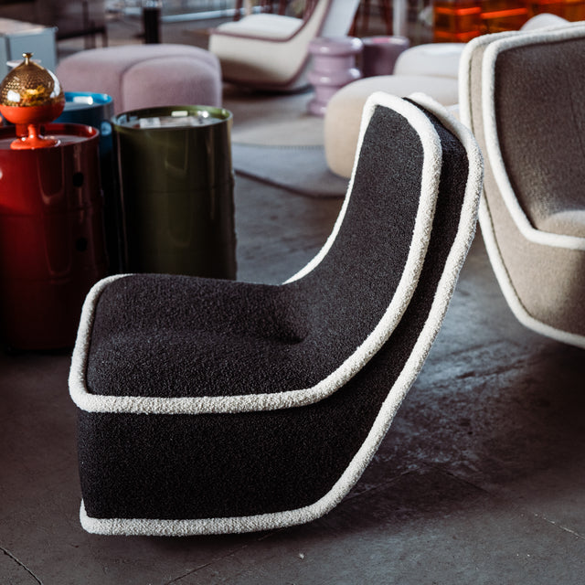 Kartell - Bonheur du Jour Sessel - White/Anthracite - Philippe Starck - NEU!