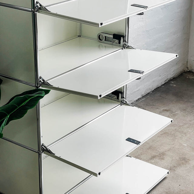 USM Haller - Highboard 1x4 - weiß - 4 Klappen - gebrauchter TOP Zustand