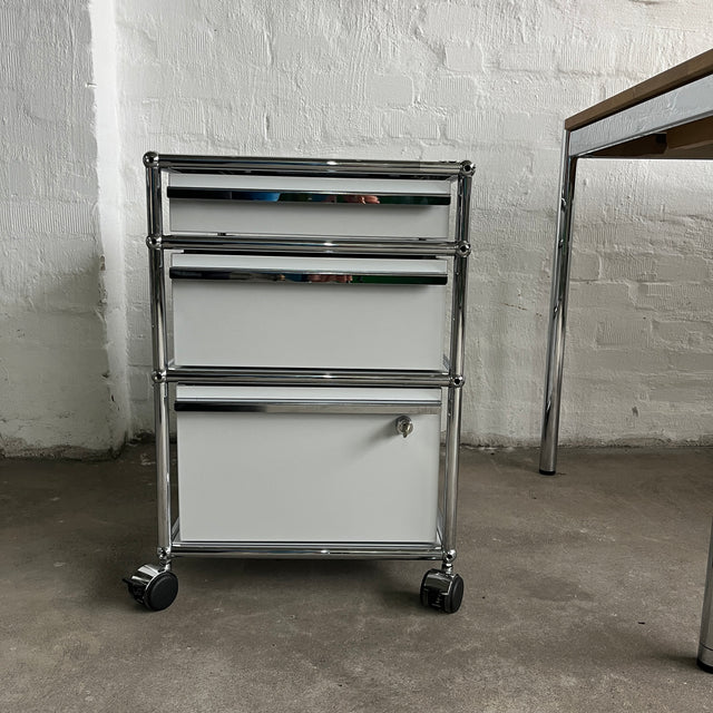 USM Haller - Rollcontainer - Lichtgrau - 3 Schubladen - TOP Zustand!