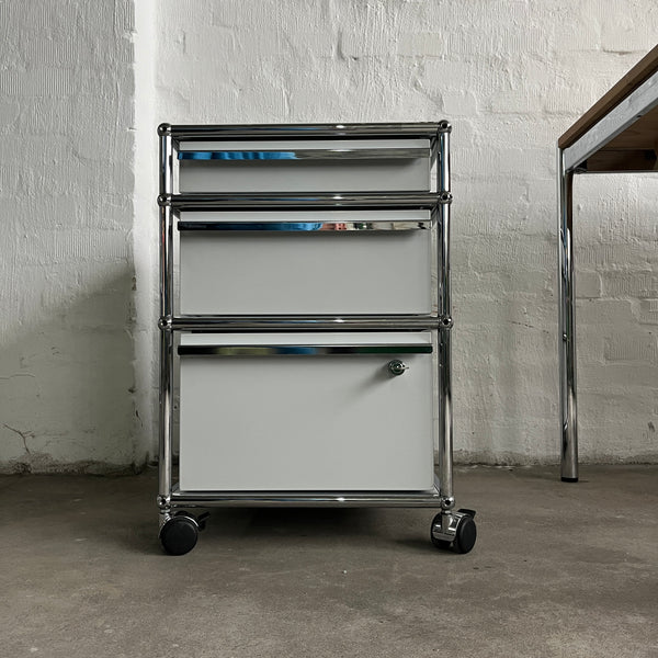 USM Haller - Rollcontainer - Lichtgrau - 3 Schubladen - TOP Zustand!