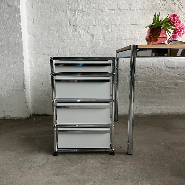 USM Haller - Standcontainer - Lichtgrau - 4 Schubladen - gebrauchter TOP Zustand