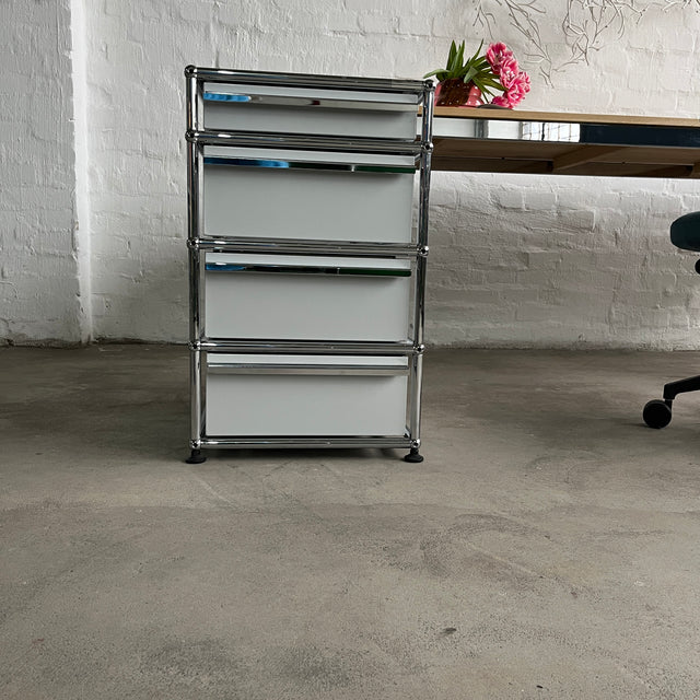 USM Haller - Standcontainer - Lichtgrau - 4 Schubladen - gebrauchter TOP Zustand