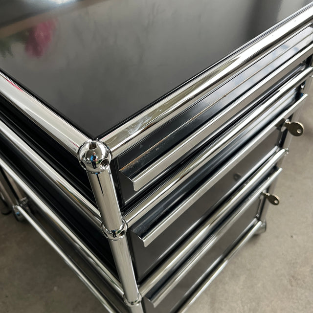 USM Haller - Rollcontainer - Schwarz - 3 Schubladen - TOP Zustand!