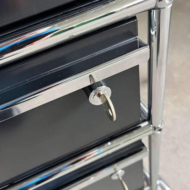 USM Haller - Rollcontainer - Schwarz - 3 Schubladen - TOP Zustand!