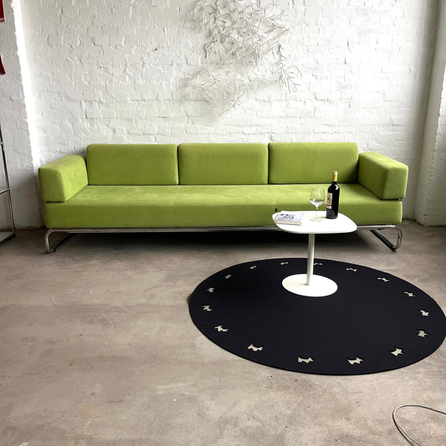 Thonet - S 5003 - Sofa - 3 Sitzer - Stoff Grün - Chrom - TOP Zustand!