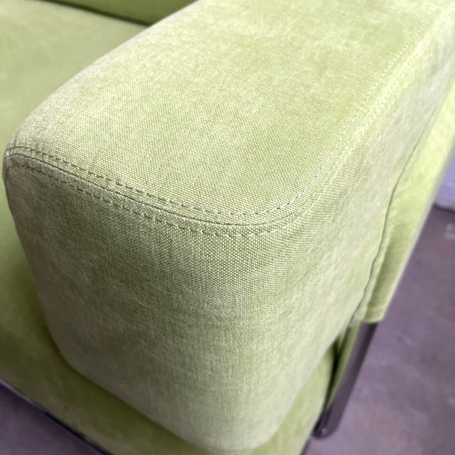 Thonet - S 5003 - Sofa - 3 Sitzer - Stoff Grün - Chrom - TOP Zustand!