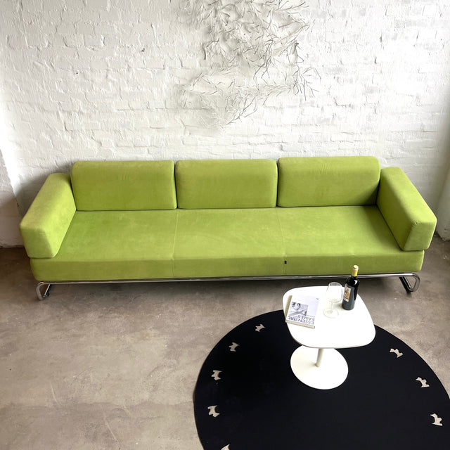 Thonet - S 5003 - Sofa - 3 Sitzer - Stoff Grün - Chrom - TOP Zustand!