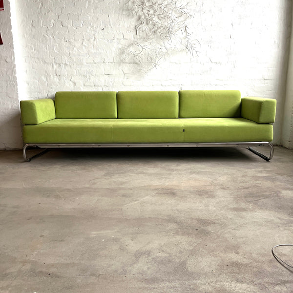 Thonet - S 5003 - Sofa - 3 Sitzer - Stoff Grün - Chrom - TOP Zustand!