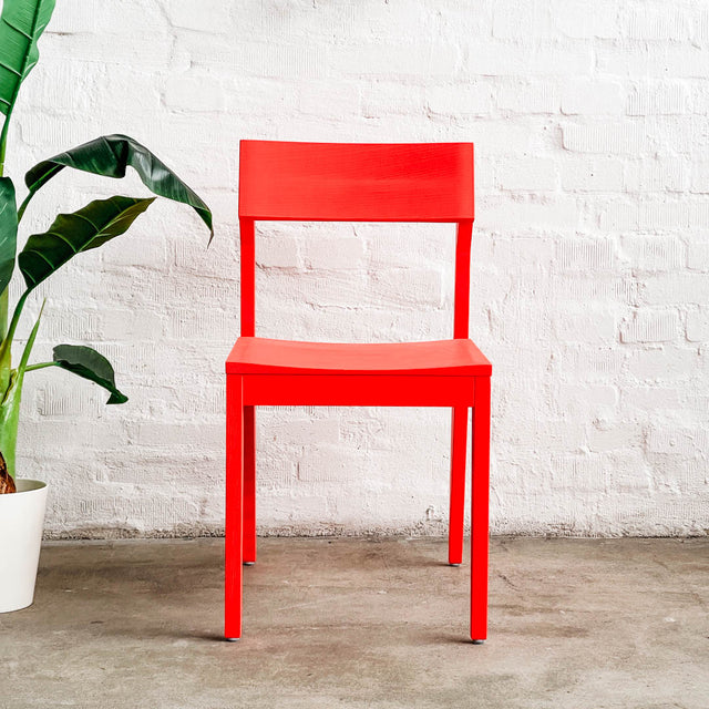 OUT - Schulz Stuhl - Leuchtrot