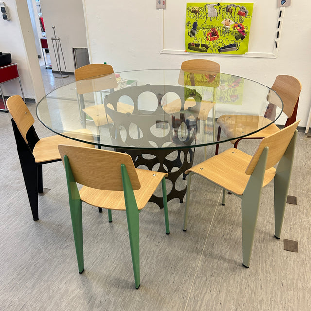 Vitra - Standard Chair - Stuhl - Eiche Natur - Bleu Dynastie - TOP Zustand!