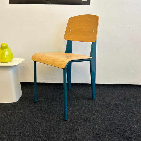 Vitra - Standard Chair - Stuhl - Eiche Natur - Bleu Dynastie - TOP Zustand!