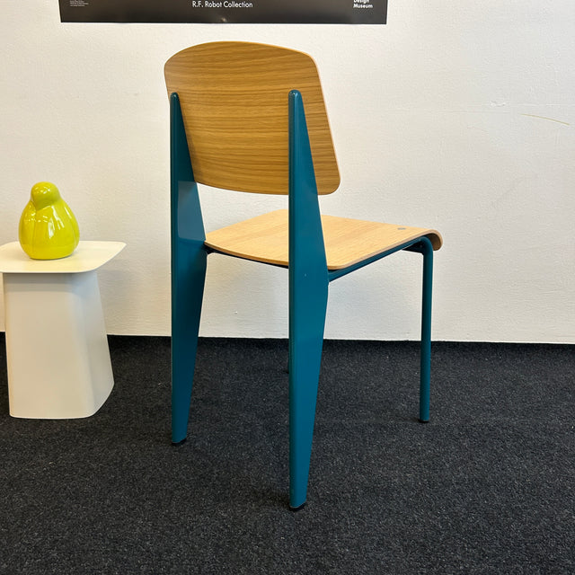 Vitra - Standard Chair - Stuhl - Eiche Natur - Bleu Dynastie - TOP Zustand!