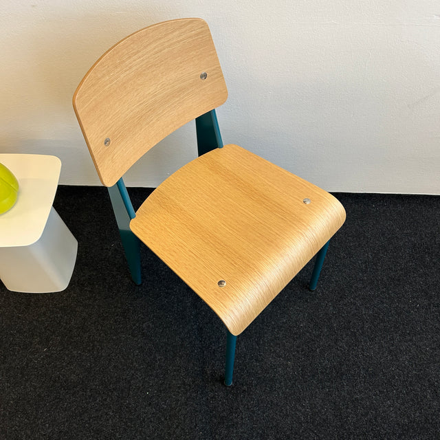 Vitra - Standard Chair - Stuhl - Eiche Natur - Bleu Dynastie - TOP Zustand!