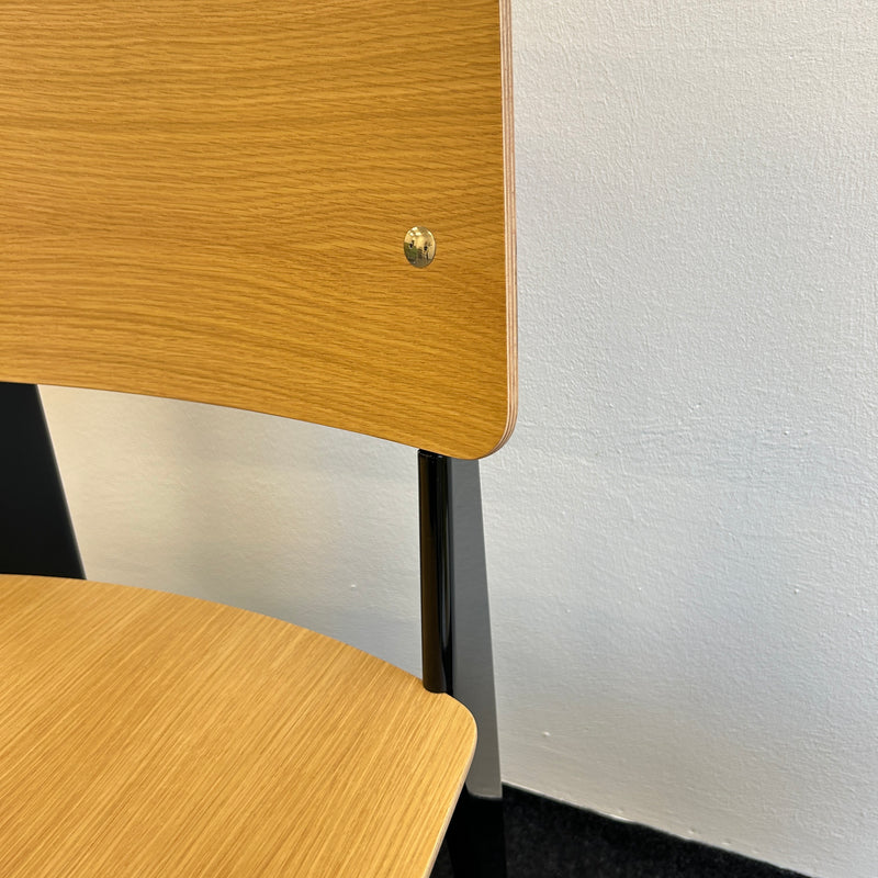 Vitra - Standard Chair - Tiefschwarz - Eiche - TOP Zustand