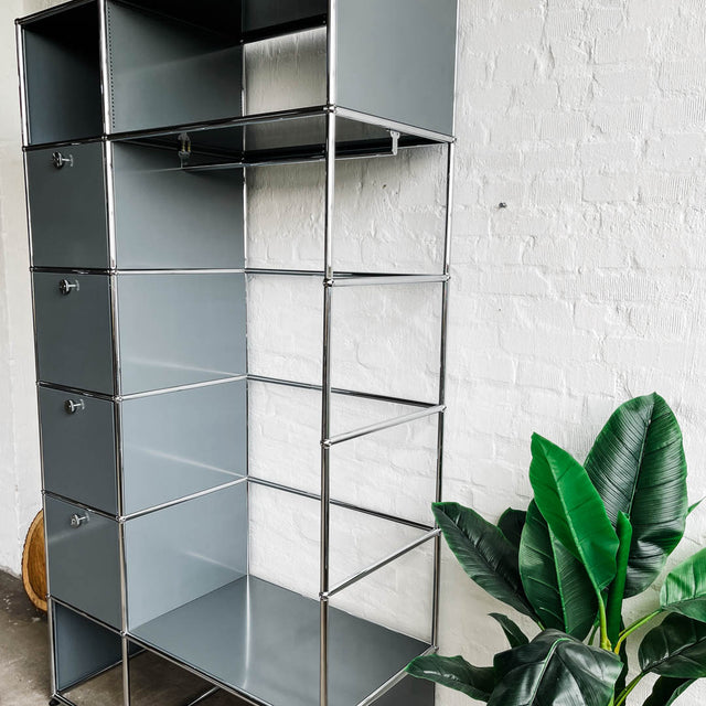 USM Haller - Kleiderschrank - mittelgrau - gebrauchter TOP Zustand