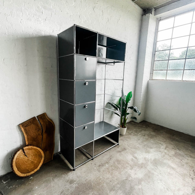 USM Haller - Kleiderschrank - mittelgrau - gebrauchter TOP Zustand