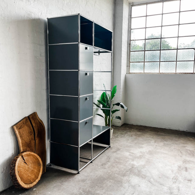 USM Haller - Kleiderschrank - mittelgrau - gebrauchter TOP Zustand
