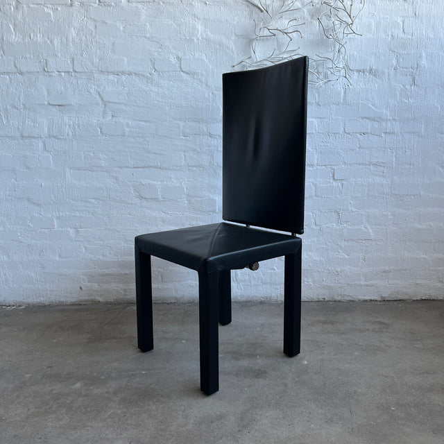 B+B Italia - Arcadia - Stuhl - Leder Schwarz