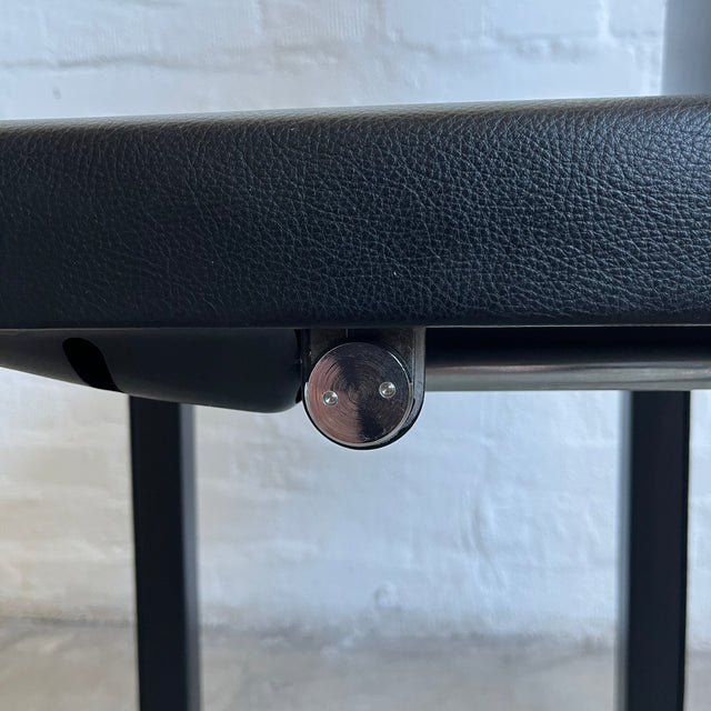 B+B Italia - Arcadia - Stuhl - Leder Schwarz