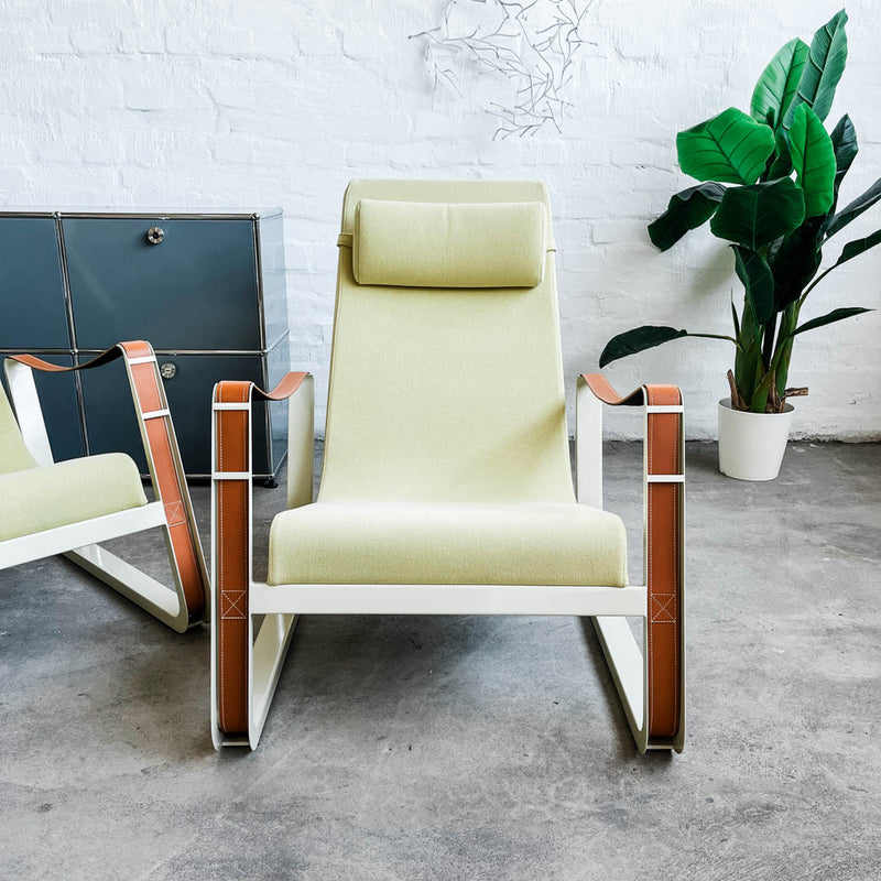 Vitra - Cité - Sessel - Gelb/Creme - Jean Prouvé - TOP Zustand