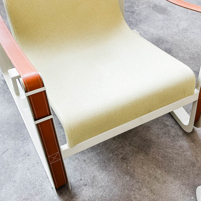 Vitra Sessel Cité - Gelb/Creme - Jean Prouvé - gebrauchter TOP Zustand