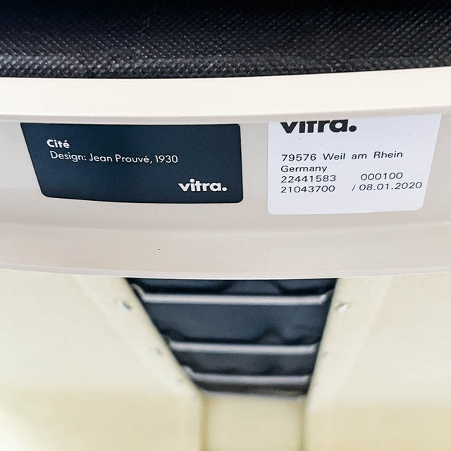 Vitra Sessel Cité - Gelb/Creme - Jean Prouvé - gebrauchter TOP Zustand