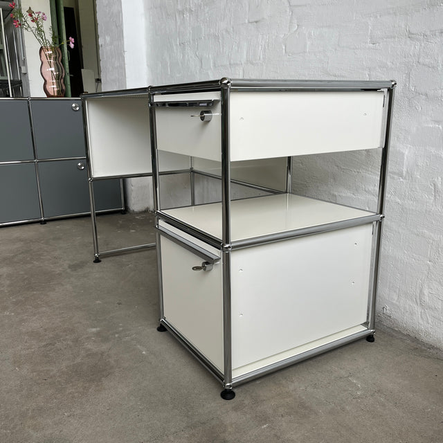 USM Haller Sekretär - Schreibtisch - Weiß - gebrauchte TOP Qualität