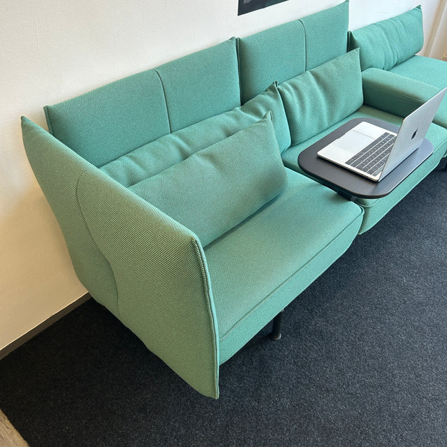 Vitra - Soft Work Sofa - Mint/Schwarz - Drei Elemente - TOP Zustand!