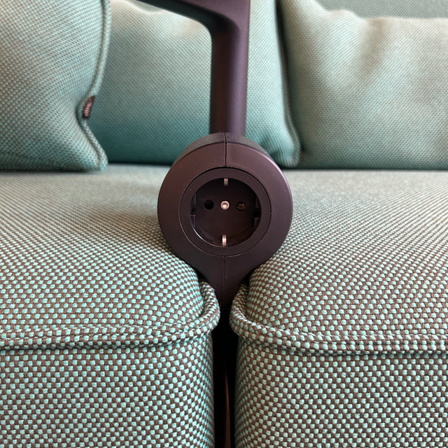 Vitra - Soft Work Sofa - Mint/Schwarz - Drei Elemente - TOP Zustand!