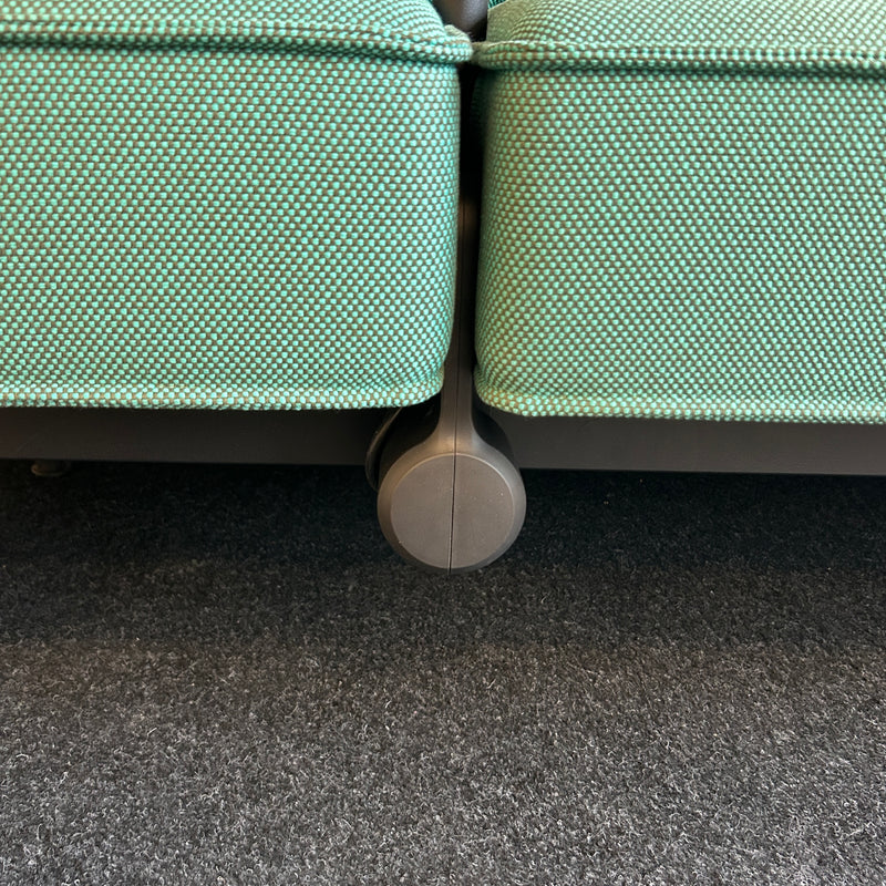 Vitra - Soft Work Sofa - Mint/Schwarz - Drei Elemente - TOP Zustand!