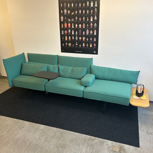 Vitra - Soft Work Sofa - Mint/Schwarz - Drei Elemente - TOP Zustand!