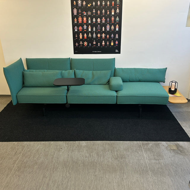 Vitra - Soft Work Sofa - Mint/Schwarz - Drei Elemente - TOP Zustand!