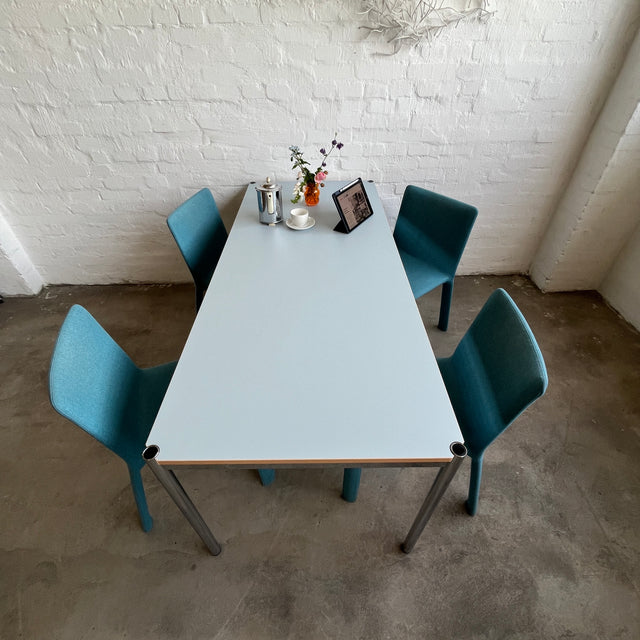 USM Haller Tisch - HPL Beschichtet - Pastellblau - 175 x 75 cm - TOP Zustand!