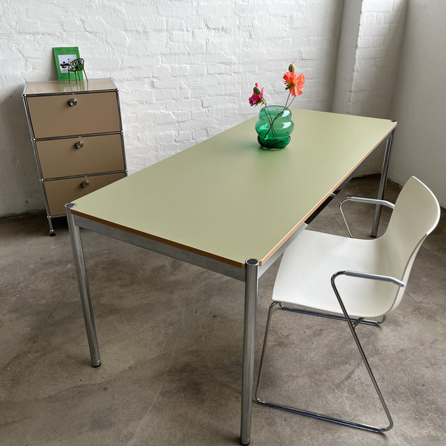 USM Haller Tisch - HPL Beschichtet - Olivgrün - 175 x 75 cm - TOP Zustand!