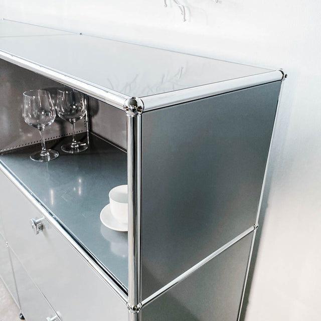 USM Haller - Highboard - mittelgrau