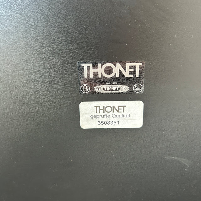 Thonet - Freischwinger - Konferenzstuhl- Leder beige/Netzgewebe - TOP Zustand!